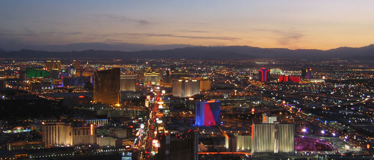 Las Vegas night view